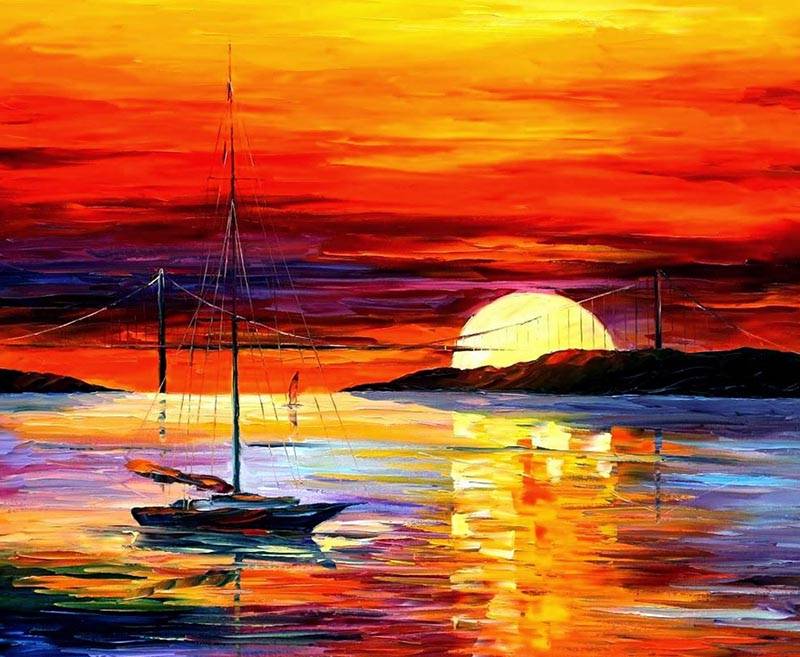 Paint by numbers artwork for adults